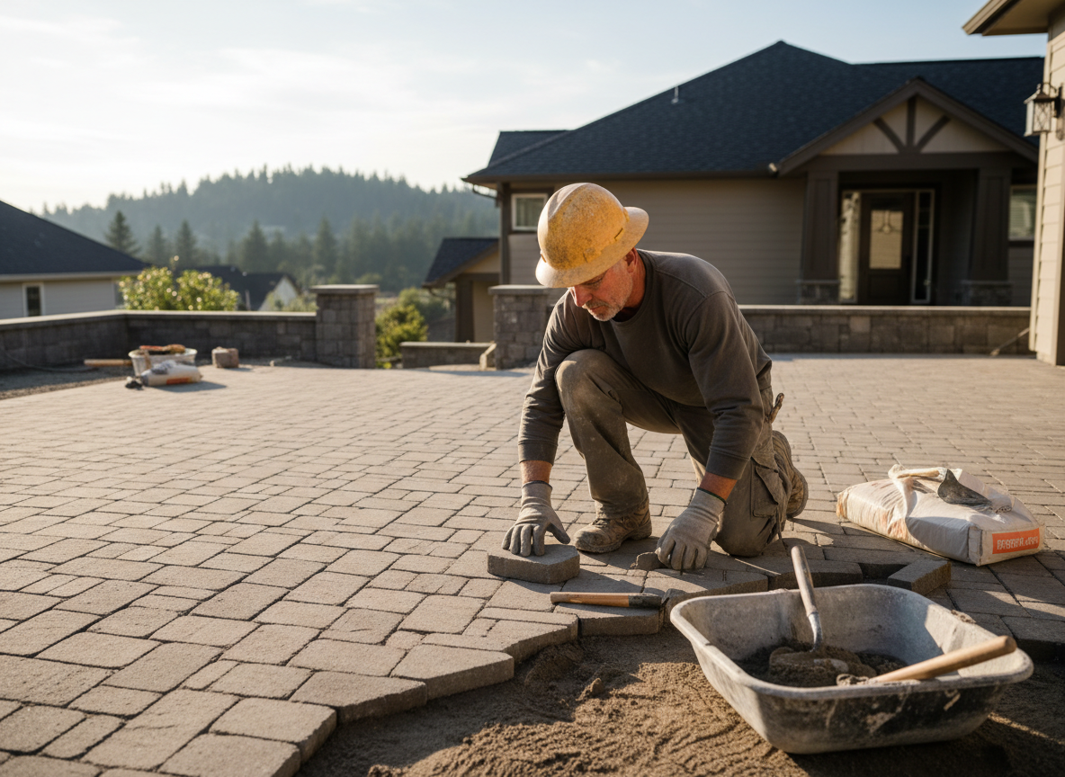 driveway masonry contractor in Milwaukie