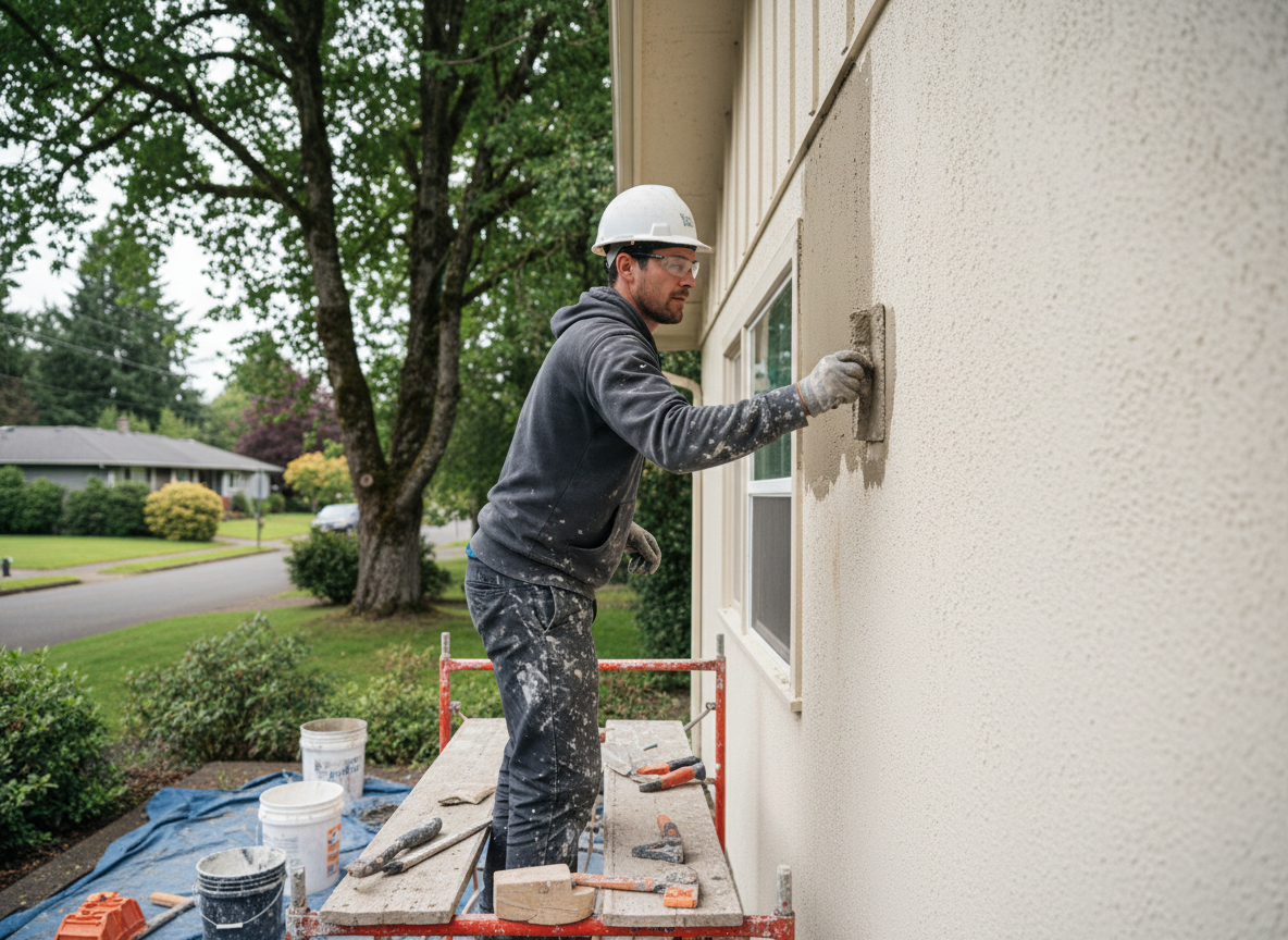 stucco repair contractors in Milwaukie